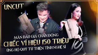 UNCUT Màn đấu giá 'chấn động' ví hiệu 150 triệu ủng hộ quỹ từ thiện "Tình nghệ sĩ" của Mr Đàm