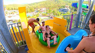 Boomerango Water Slide at Aqua Fantasy in Kusadasi, Turkey