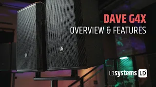 LD Systems DAVE G4X series - Compact 2.1 powered PA Systems