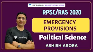 Emergency Provisions | Political Science | RAS/RPSC 2020/21 | Ashish Arora
