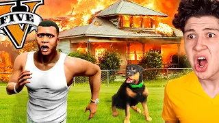 La CASA de FRANKLIN se INCENDIA en GTA 5... 🏡🔥 (Mods)