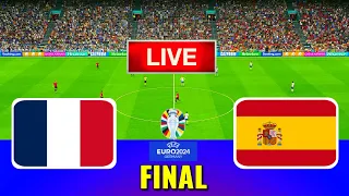 FRANCE vs SPAIN || Final UEFA Euro 2024 || Full Match All Goals - Live Football Match