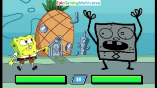 SpongeBob SquarePants VS DoodleBob In A Nick's Not So Ultimate Boss Battles Match