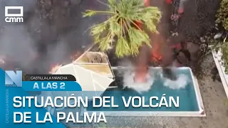 Situación del volcán de La Palma a 22 de septiembre