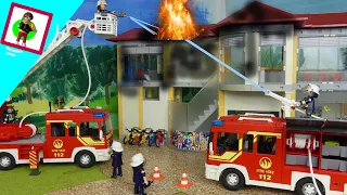 Playmobil Film "Feuer in der Schule" Familie Jansen / Kinderfilm / Kinderserie