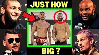 UFC Fighters Explain “Just How Big is Alex Pereira?”