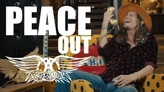 Steven Tyler lets Chris Robinson know he is having second thoughts about “Peace Out”!