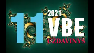 11 uždavinys | VBE 2021