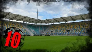 10 NAJMNIEJSZYCH STADIONÓW POLSKIEJ EKSTRAKLASY