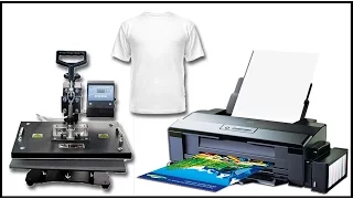 EPSON L1800 Печать фото на футболке (сублимация)