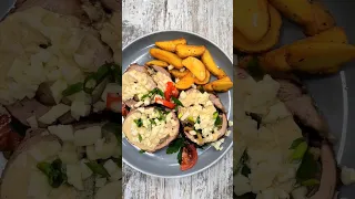 Рулет из свинины с грушей и сыром!