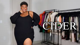 CIDER IS EATING UPPP Y'ALL FAVES!!!! 💁🏾‍♀️ || CIDER TRY ON HAUL || PLUS SIZE & CURVY || MISSJEMIMA