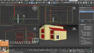 Урок 3ds Max: Архитектурные объекты Windows, Doors