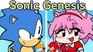 Friday Night Funkin' VS Sonic, Tails & Knuckles | Funkin' Genesis (FNF Mod) (Sonic Mania Adventures)