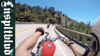 Riding The Pacific Coast Highway 1 on a BOBBER | ASMR