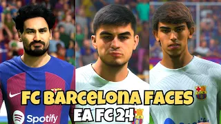 FC Barcelona Faces EA FC 24