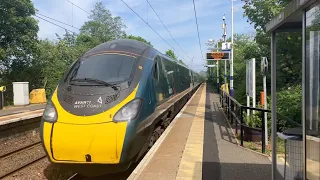 Trains at Wester Hailes WCML 10/5/24