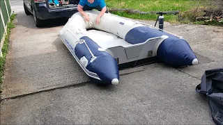 Inflating and setting up my Hydro Force sib boat