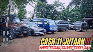 Cek lagi‼️Pak Haji obral mobil bekas murah Cash 11 Jutaan aja, Carry Zebra Kijang Baleno