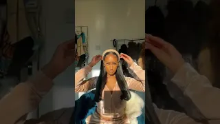 Straight Headband Wig Install | How pretty and natural 😊🙌🏿