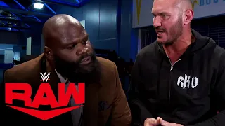 Randy Orton taunts Mark Henry: Raw, Jan. 4, 2021