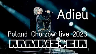 Rammstein - Adieu live 2023 Poland Chorzów