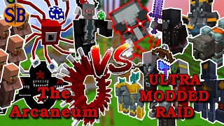 Can The Arcaneum's Bosses Survive an Ultra Modded Raid | Minecraft Mob Battle