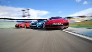 2018 Audi TT RS vs 2018 BMW M2 vs 2018 Porsche 718 Cayman GTS