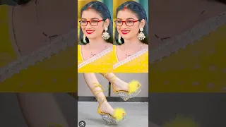 DangaltvQueen 👸 Ruhi 💘 MachingDress ♥️🆚 heels👠#shortvideos #dangaltv #newvideo #beautiful