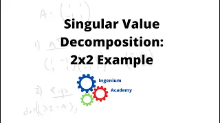 Singular Value Decomposition: 2x2 Concrete Example | Linear Algebra | Ingenium Academy