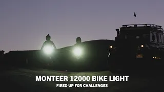 MONTEER 12000 Mountain Bike Light Fired up for Challenges