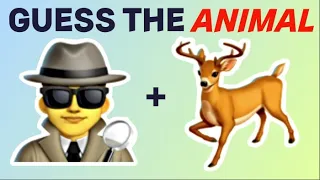 Can You Guess The ANIMAL By Emoji? | Animal Emoji Quiz