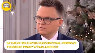 Szymon Hołownia: "Pracownicy sejmu już nie wstydzą się tego gdzie pracują"! | Dzień Dobry TVN