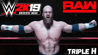 WWE 2K19 Universe Mode - RAW. Triple H (Русская озвучка) #31