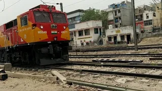 wdg4g locomotive startup ll wdg4g  sound ll #indianrailways @mukeshrf145