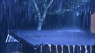 All You Need To Sleep Instantly - Heavy Rain,Impetuous Thunder Sounds on Creaky Tin Roof at Night #2