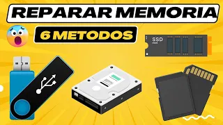 ✅ REPARAR Memoria dañada SIN FORMATEAR USB Pendrive Tarjeta SD Disco Duro M.2 SSD NVMe