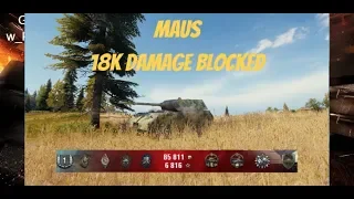 Maus ● 18K Damage Blocked ● World of Tanks Replay