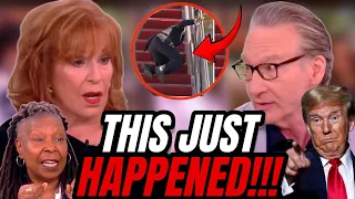 Joy Behar 'The View' Host FREAKS OUT And SCREAMS After Bill Maher Endorses Trump on Show LIVE ON-AIR