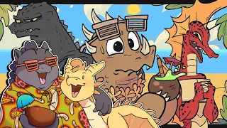 Godzilla & Kevin React to Anguirus' Vacation [Godzilla Animation]