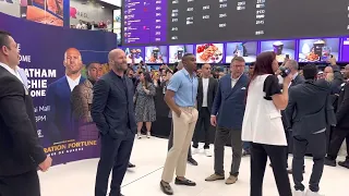 Jason Statham, Guy Ritchie, Bugzy Malone at Dubai Mall - Operation Fortune Premiere Night