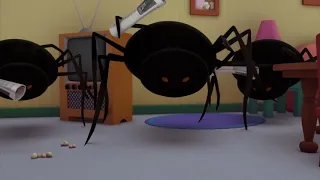 the giant enemy spider garfield meme