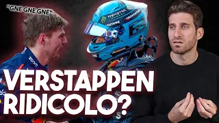 VERSTAPPEN LAMENTINO: Ridicola la reazione su Russell? - Post GP Baku