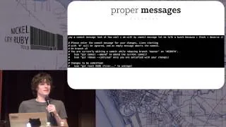 Nickel City Ruby 2013 Git & GitHub Secrets by Zach Holman