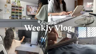 Finals Week Study Vlog ⏳ last minute cramming, productive days in my life, study with me, self care