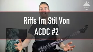 E-Gitarre Lernen - Riffs im Stil von ACDC #2 | Guitar Master Plan