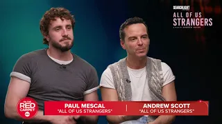 Paul Mescal and Andrew Scott discuss the emotional filming of "All of Us Strangers."