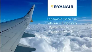 Lądowanie Samolotu Ryanair na lotnisku w Bydgoszczy | Ryanair Landing at Bydgoszcz Airport | B 737