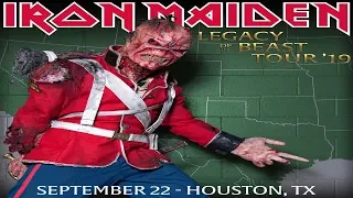 Iron Maiden Live in Houston, TX "Hallowed Be Thy Name"