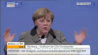 CSU-Parteitag: Grußwort von Angela Merkel am 12.12.2014